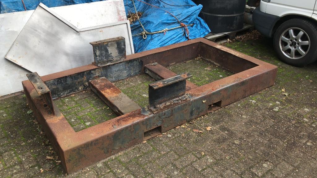 Te Koop Skid frame dieselcompressor, 100 liter of meer, Ophalen, Gebruikt