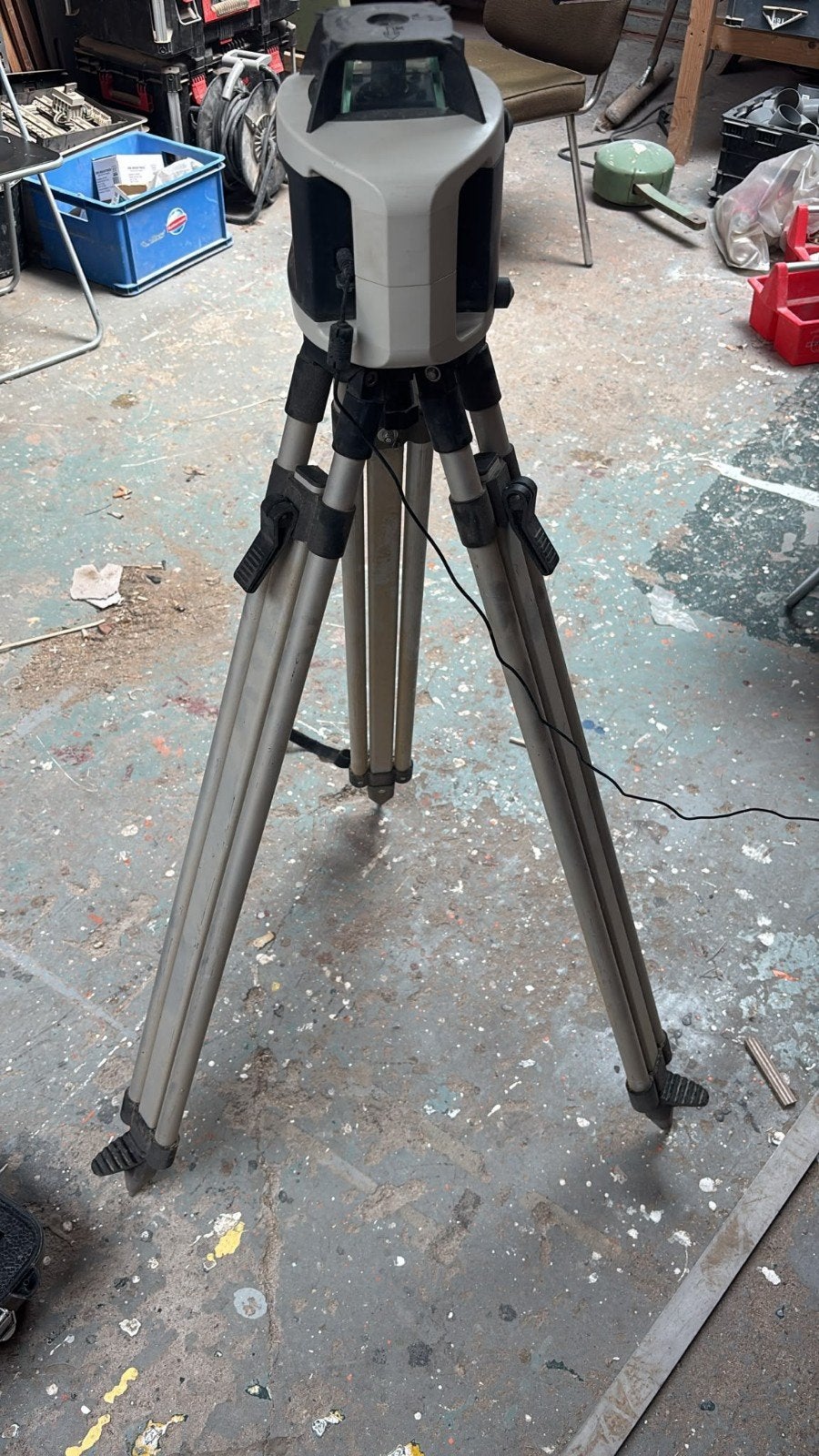 2LS Tools Gemini R Rotatielaser met Statief en Ontvanger, Doe-het-zelf en Verbouw, Meetapparatuur, Ophalen, Zo goed als nieuw