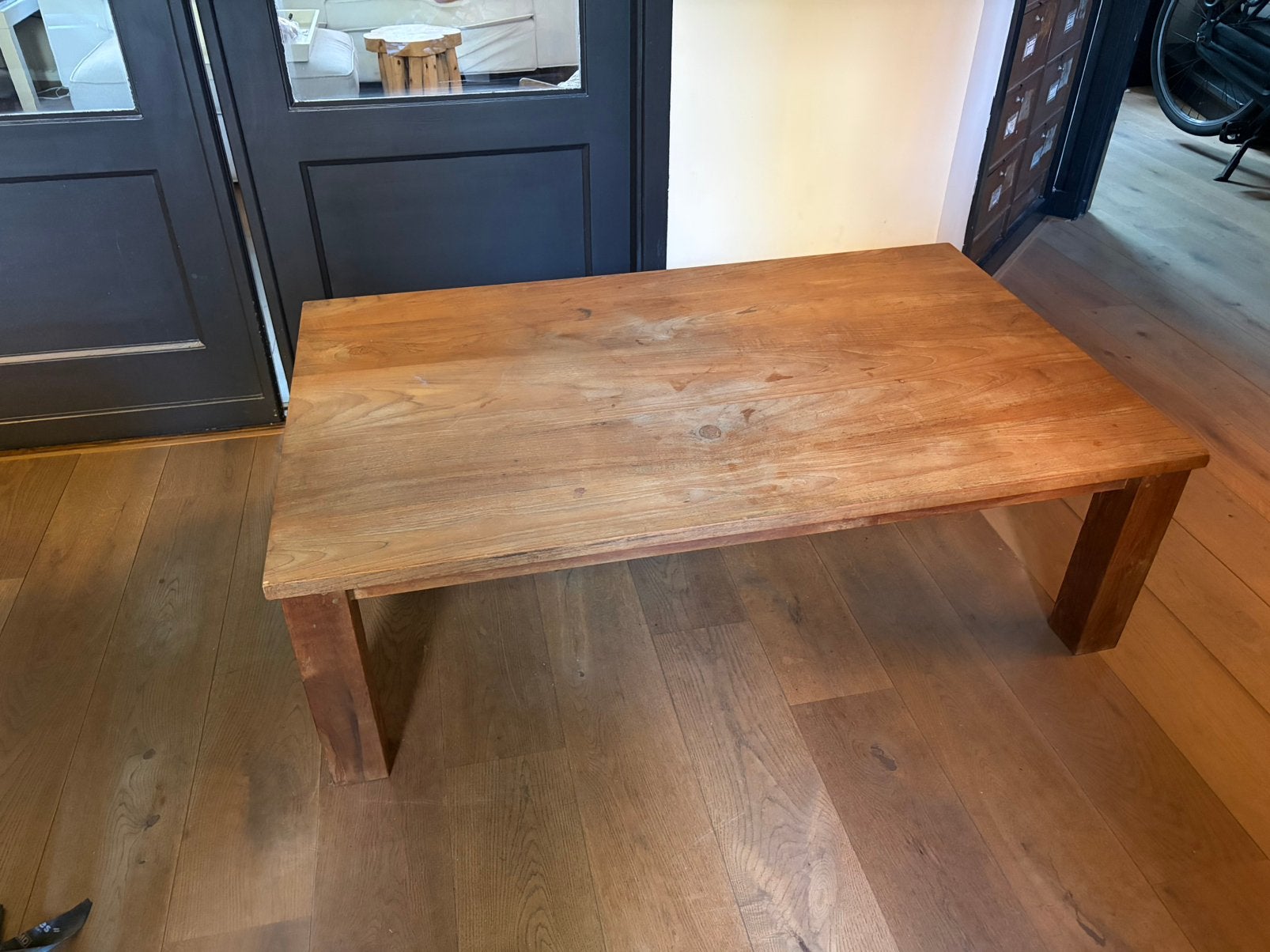Salon tafel hout, Ophalen, 100 tot 150 cm, 50 tot 100 cm, Zo goed als nieuw