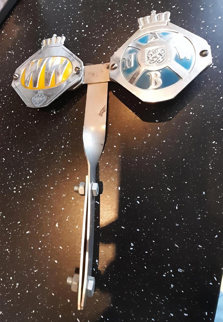 Oldtimer ANWB & Wegenwacht Auto Badge / Embleum, Ophalen of Verzenden, Gebruikt, Auto's