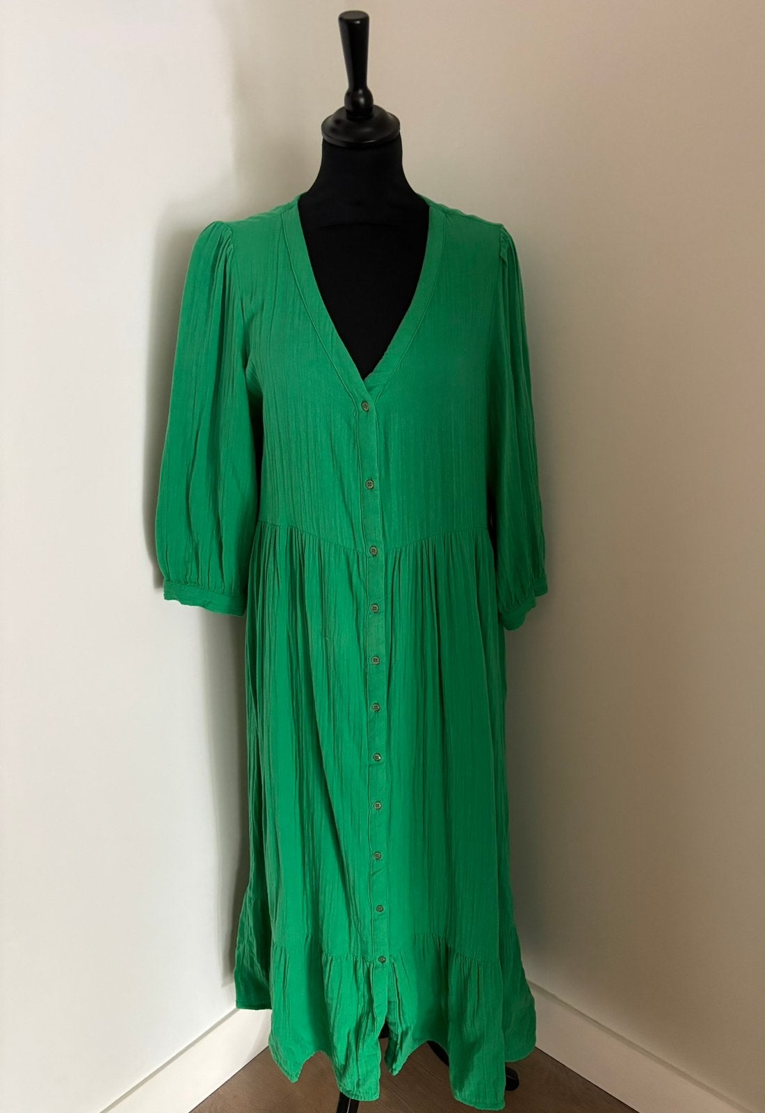 Sissy Boy maxi dress/jurk groen maat Medium!!!, Maat 38/40 (M), Ophalen of Verzenden, Gedragen, Onder de knie