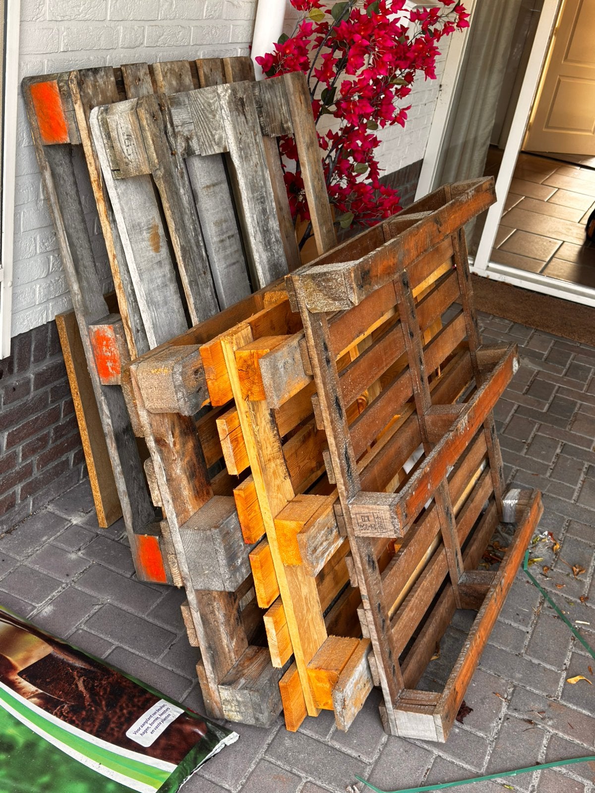Pallets gratis, Ophalen, Gebruikt, Minder dan 25 mm, Pallet