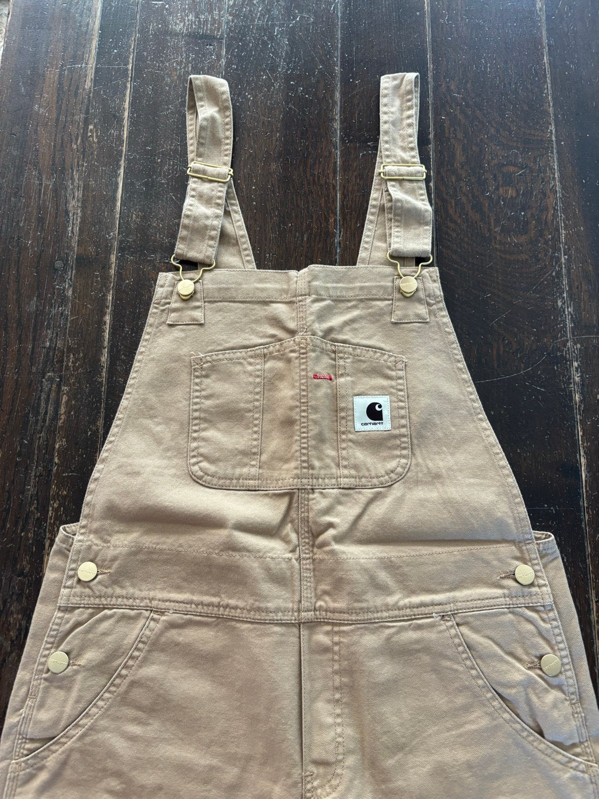 Nieuwe Carhartt beige overall / tuinbroek, Maat 38/40 (M), Beige, Nieuw, Ophalen of Verzenden