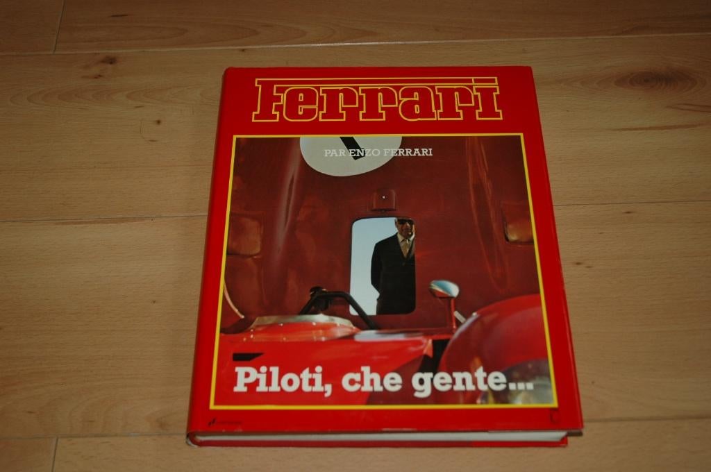 Ferrari - Piloti che gente - Par Enzo Ferrari, Ophalen of Verzenden, Zo goed als nieuw, Ferrari, Enzo Ferrari