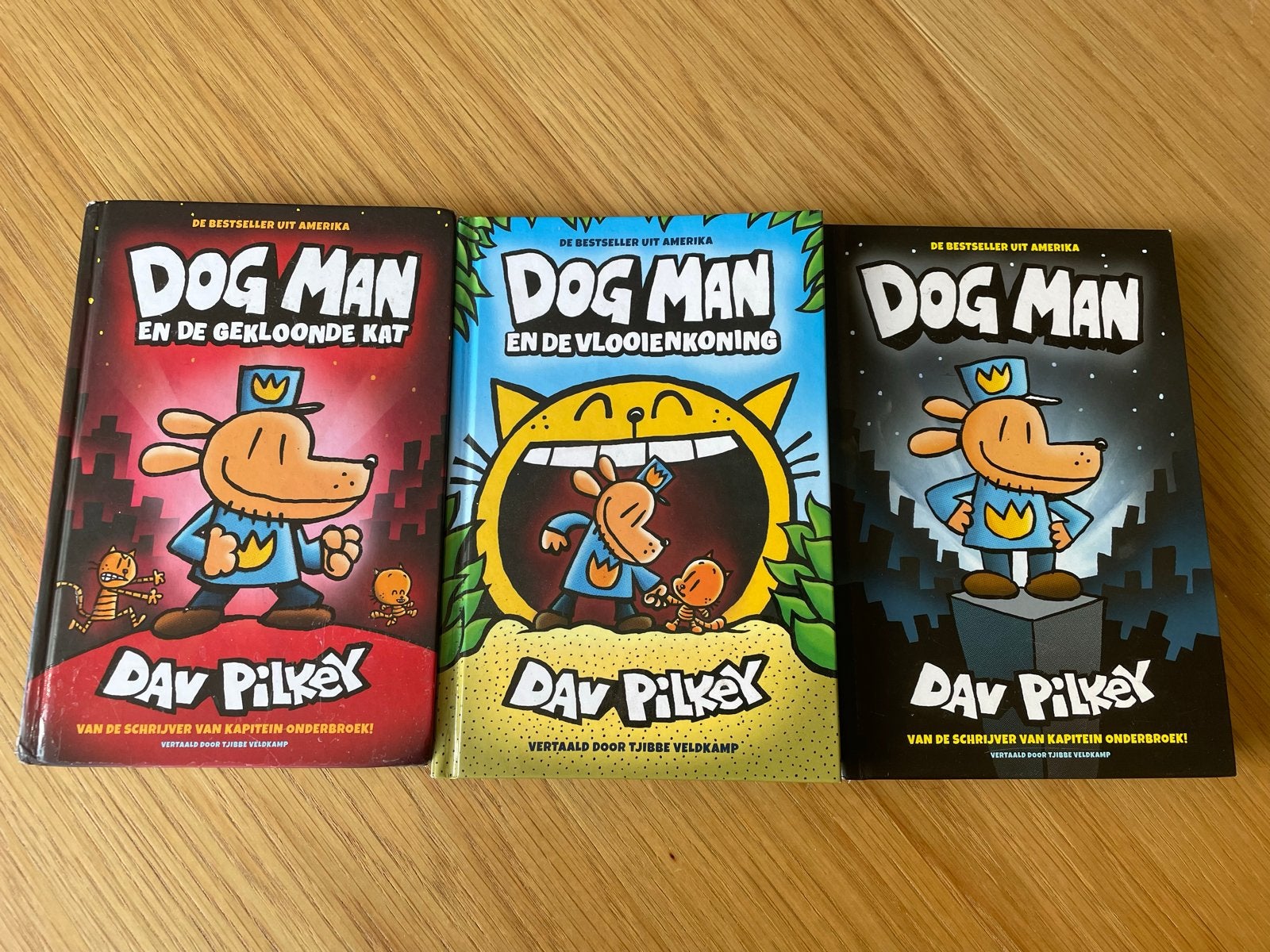 Dog Man boeken - set van 3 (hardcover), Ophalen, Gelezen, Fictie algemeen