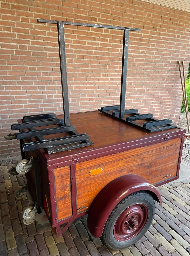 BAGAGEWAGEN+DEKSEL,Michelinbanden+Neuswiel, Ophalen, Gebruikt