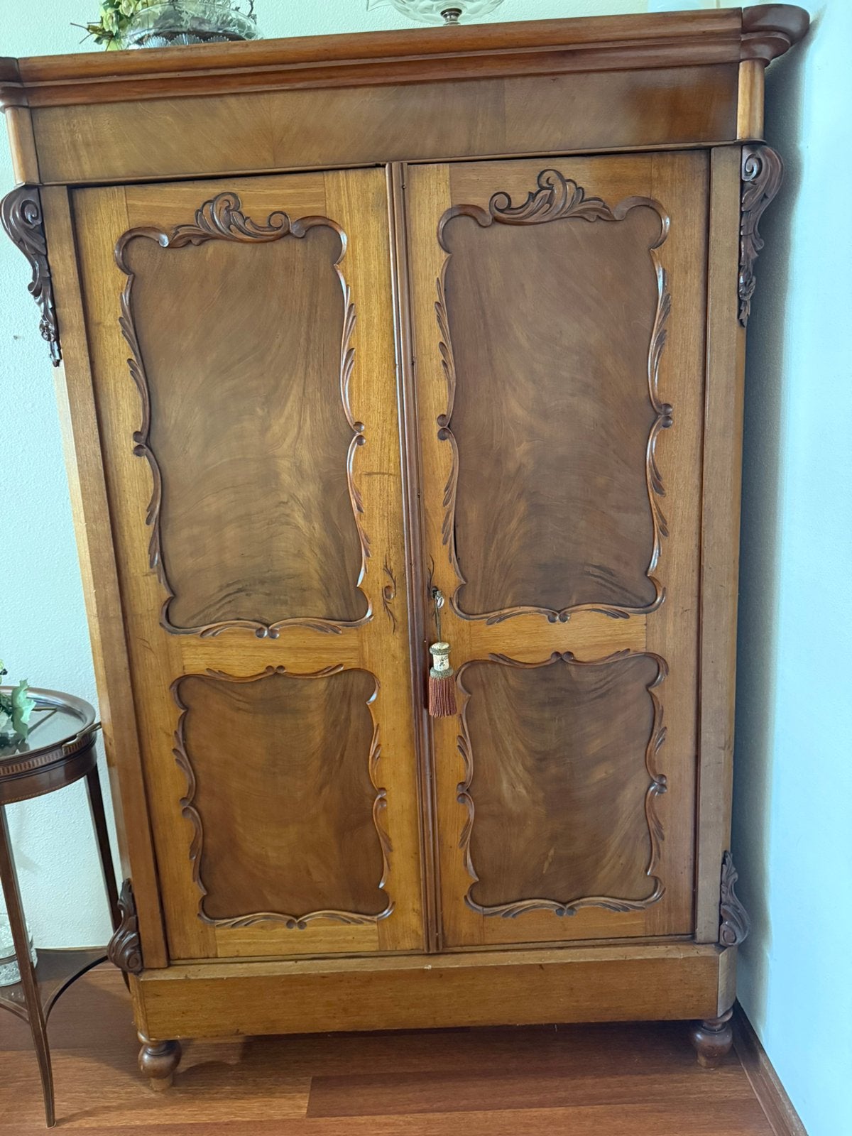 Antieke Engelse Mahonie houten kast !, Antiek en Kunst, Ophalen