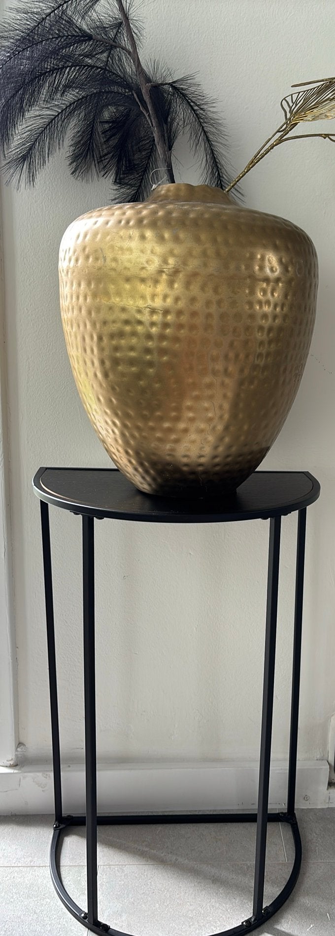 Bijzettafel zwart, Ophalen, Zo goed als nieuw