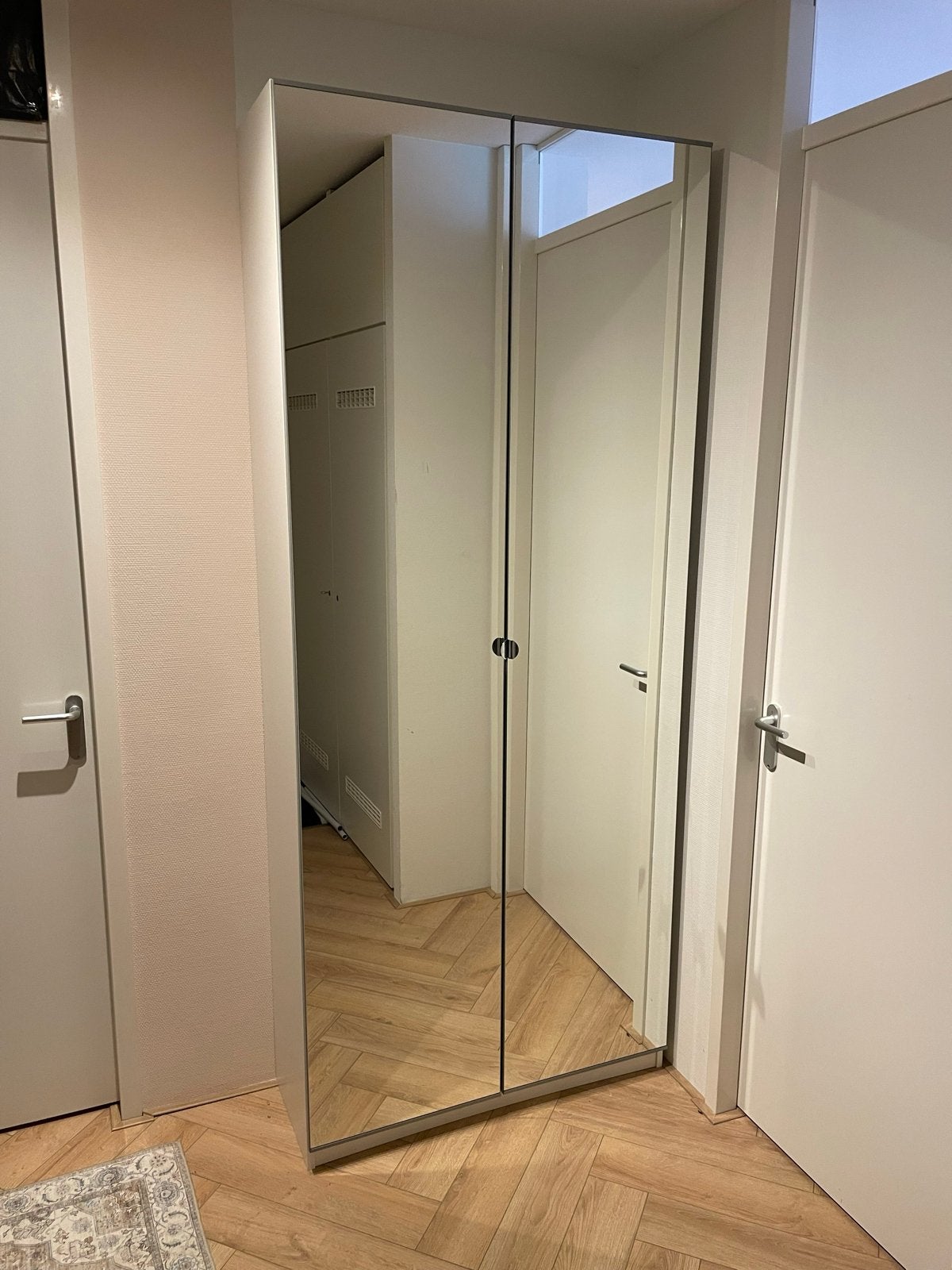 Kast met spiegeldeur - IKEA BISSA/PAX, Ophalen, Gebruikt