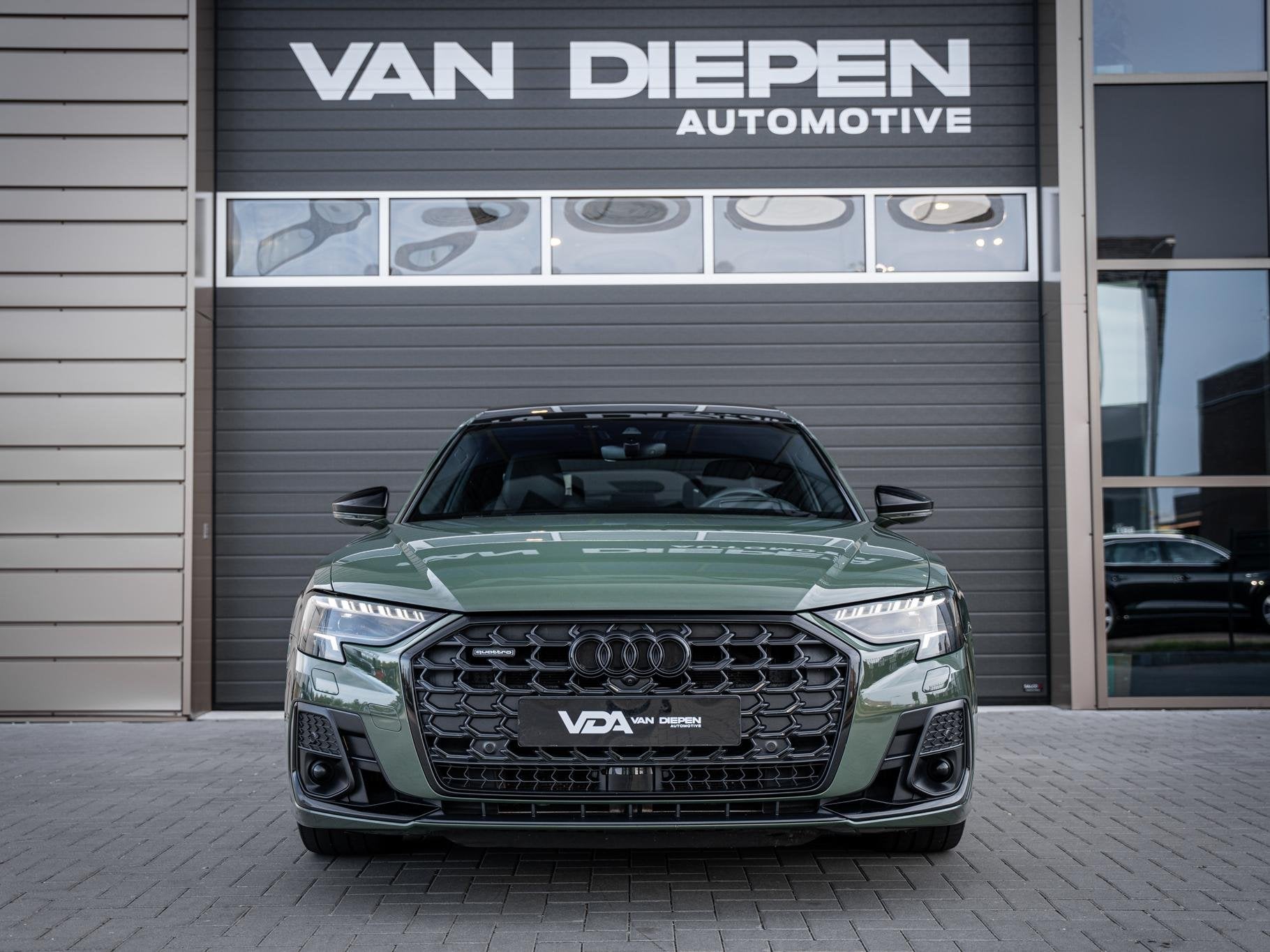 Audi A8 60 TFSI e quattro - 3x-Sline l 4WS l AUDI EXCLUSIVE, Auto's, Automaat, Dealer onderhouden, Gebruikt, 2995 cc