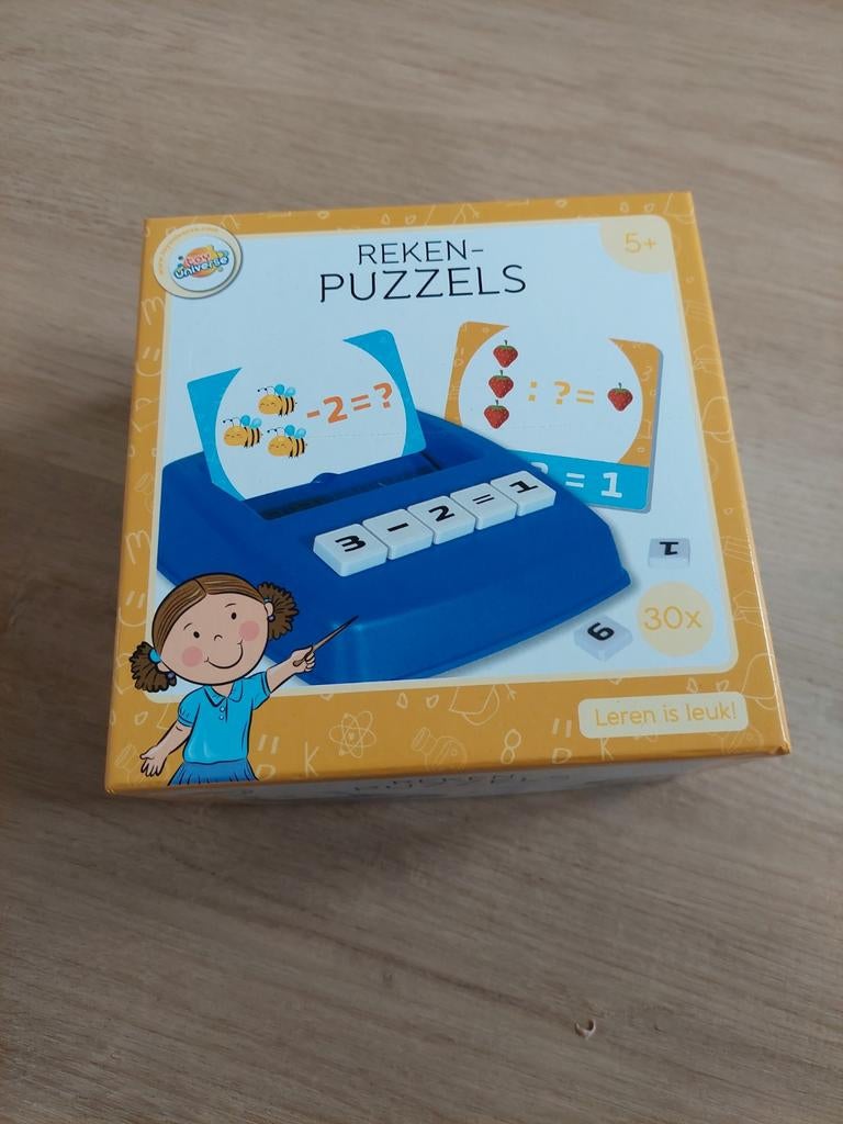 Rekenpuzzels - Leren is leuk!, Ophalen of Verzenden, Zo goed als nieuw, Puzzelen