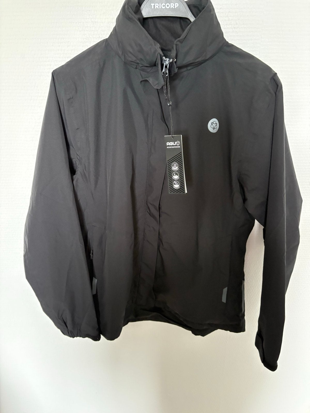 Nieuwe AGU Section Regenjas Dames Zwart Maat XL, Caravans en Kamperen, Geen, Nieuw, Ophalen of Verzenden, Dames