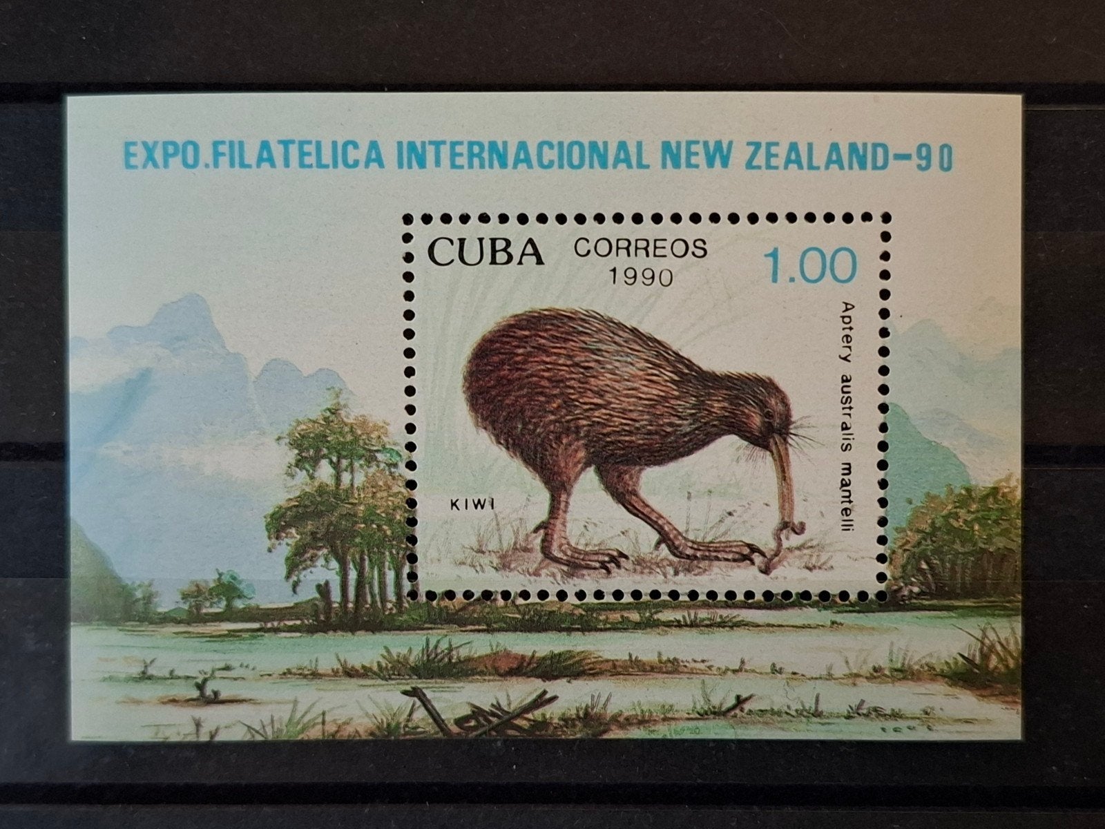 Cuba 1990 Vogel kiwi, Postzegels en Munten, Ophalen of Verzenden, Postfris, Midden-Amerika