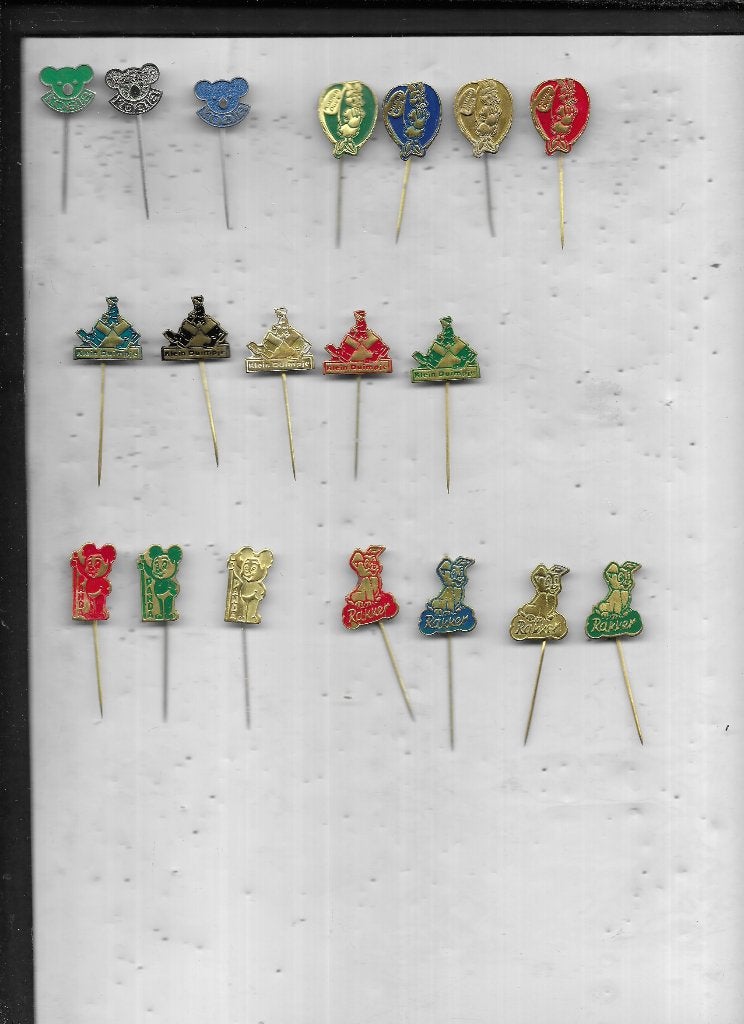 DIVERSE STRIP SPROOKJES SPELDEN GAAN OOK PER STUK, Ophalen of Verzenden, Gebruikt, Overige onderwerpen, Speldje of Pin