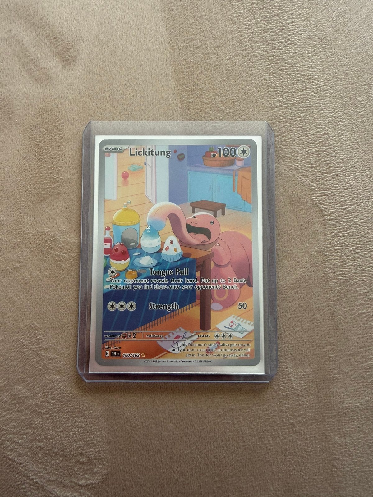 Lickitung full art holofoil (Temporal Forces), Ophalen of Verzenden, Nieuw