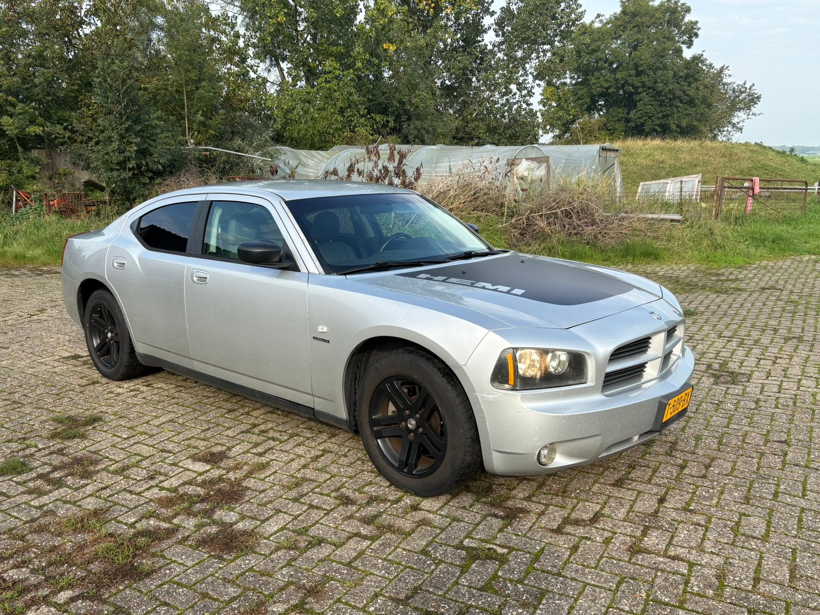 Dodge charger Pursuit 5.7 hemi police interceptor 2009 apk, Auto's, Automaat, 1820 kg, Leder, Bedrijf