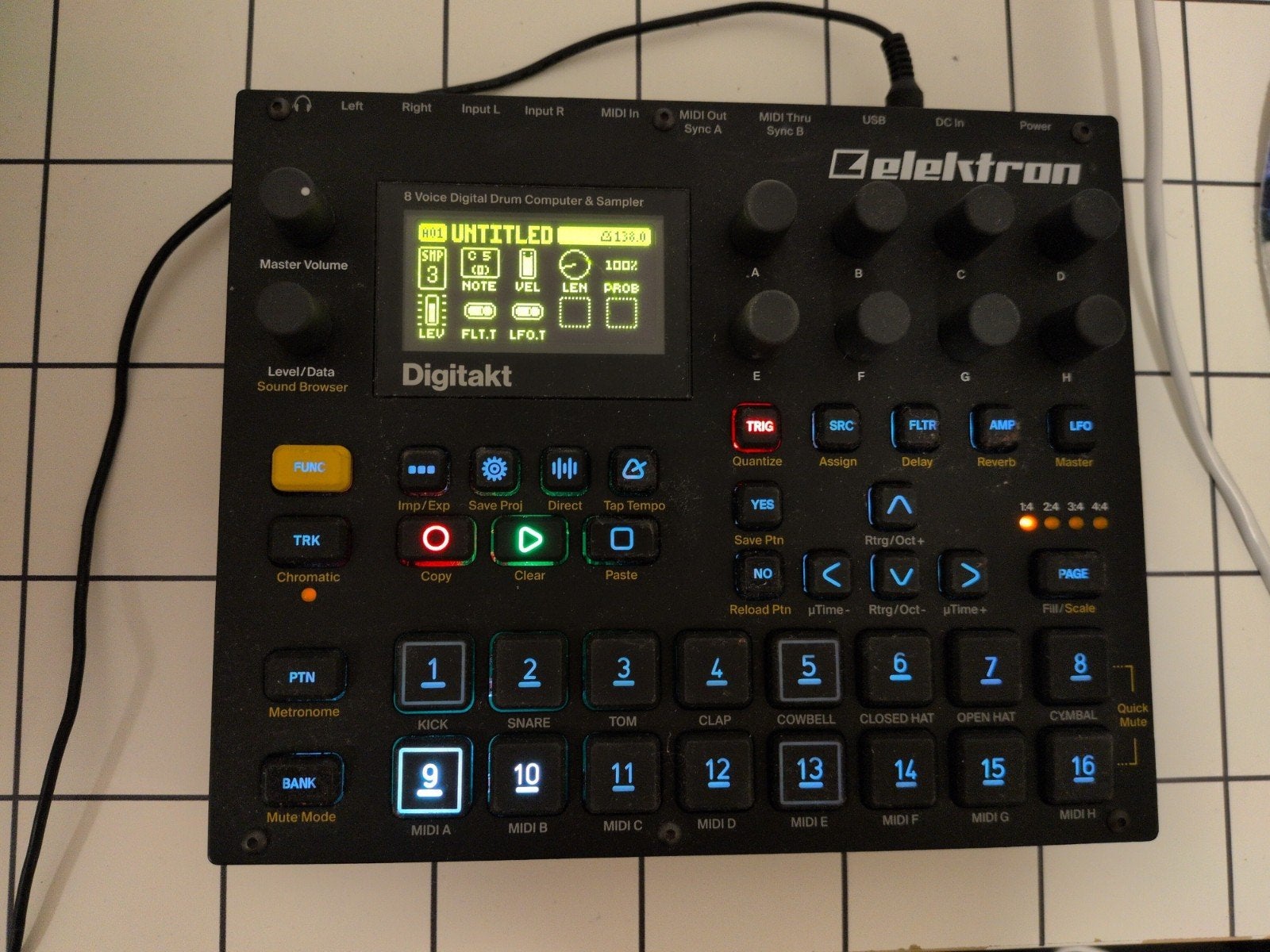 Elektron Digitakt 1, Ophalen of Verzenden, Zo goed als nieuw, Overige aantallen, Overige merken