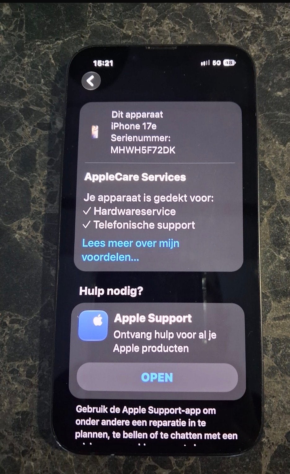iPhone 17e 256 GB Zwart - Zo goed als nieuw., Telecommunicatie, IPhone 17e, Zwart, Zo goed als nieuw, Zonder simlock