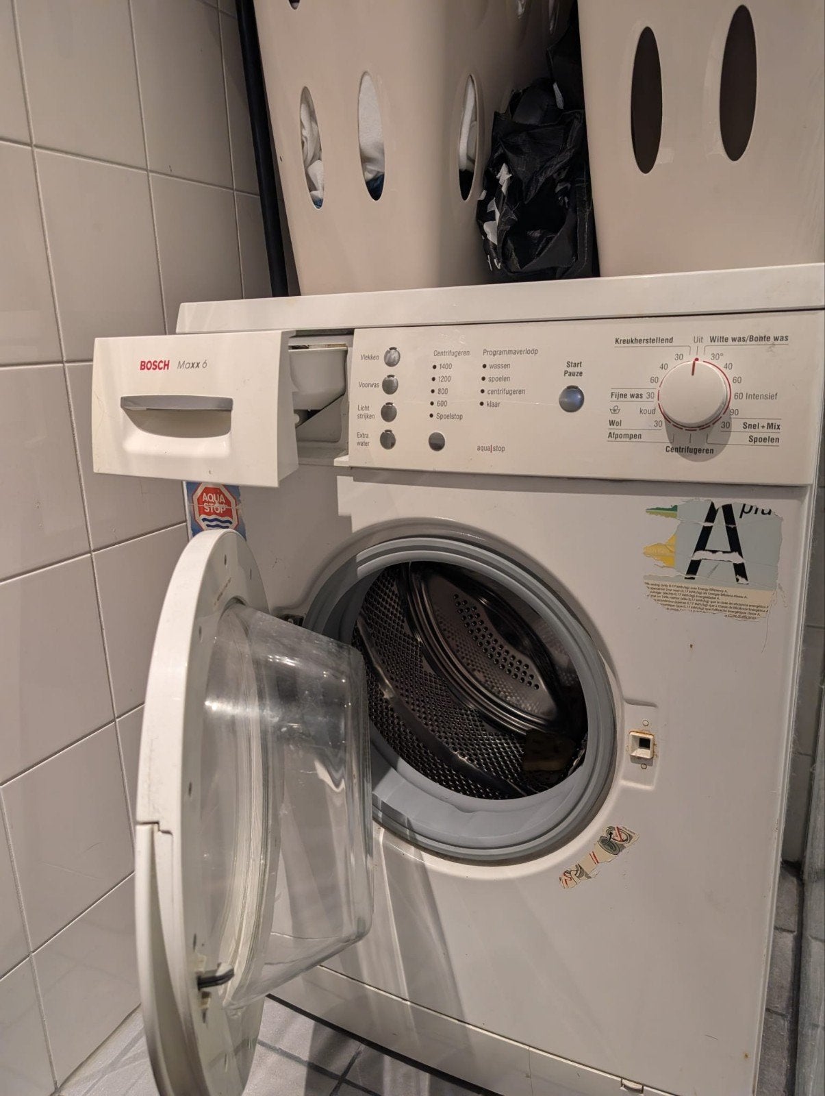 Bosch Maxx 6 Wasmachine - Werkt perfect!, Witgoed en Apparatuur, 6 tot 8 kg, Ophalen of Verzenden, 1200 tot 1600 toeren, 85 tot 90 cm