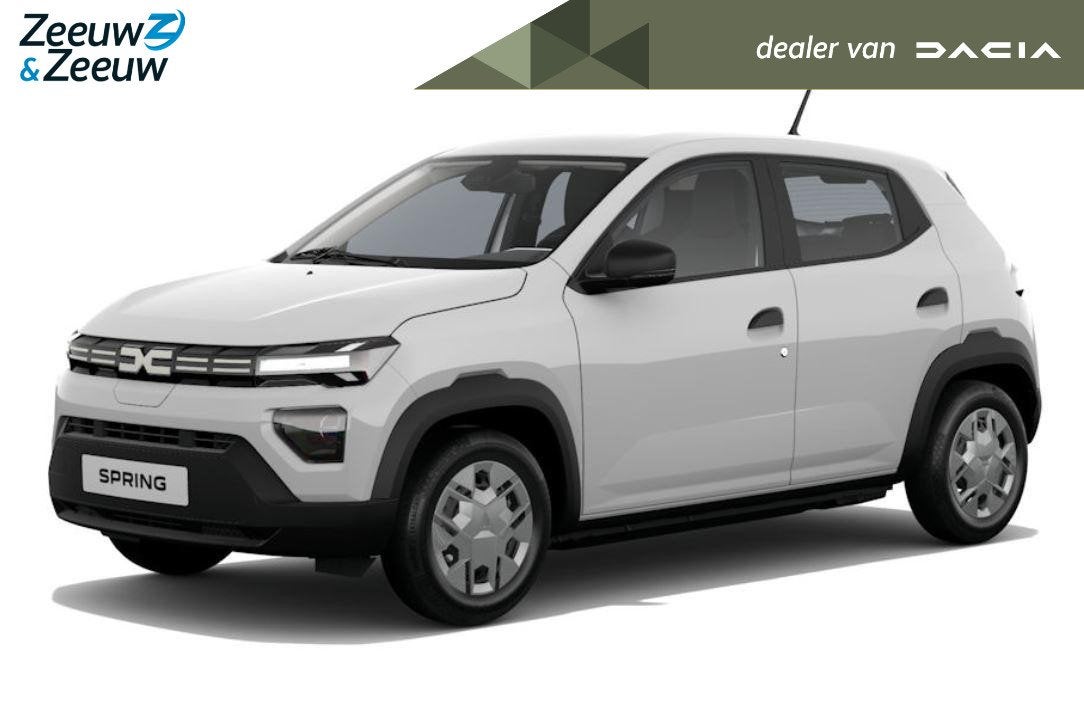 Dacia Spring Essential 70 | Alleen uit voorraad leverbaar! |, Auto's, 12 maanden, Stof, 995 kg, Wit