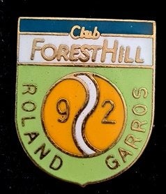 Roland Garros- club Forest Hill 92 pin, Verzenden, Nieuw, Sport, Speldje of Pin