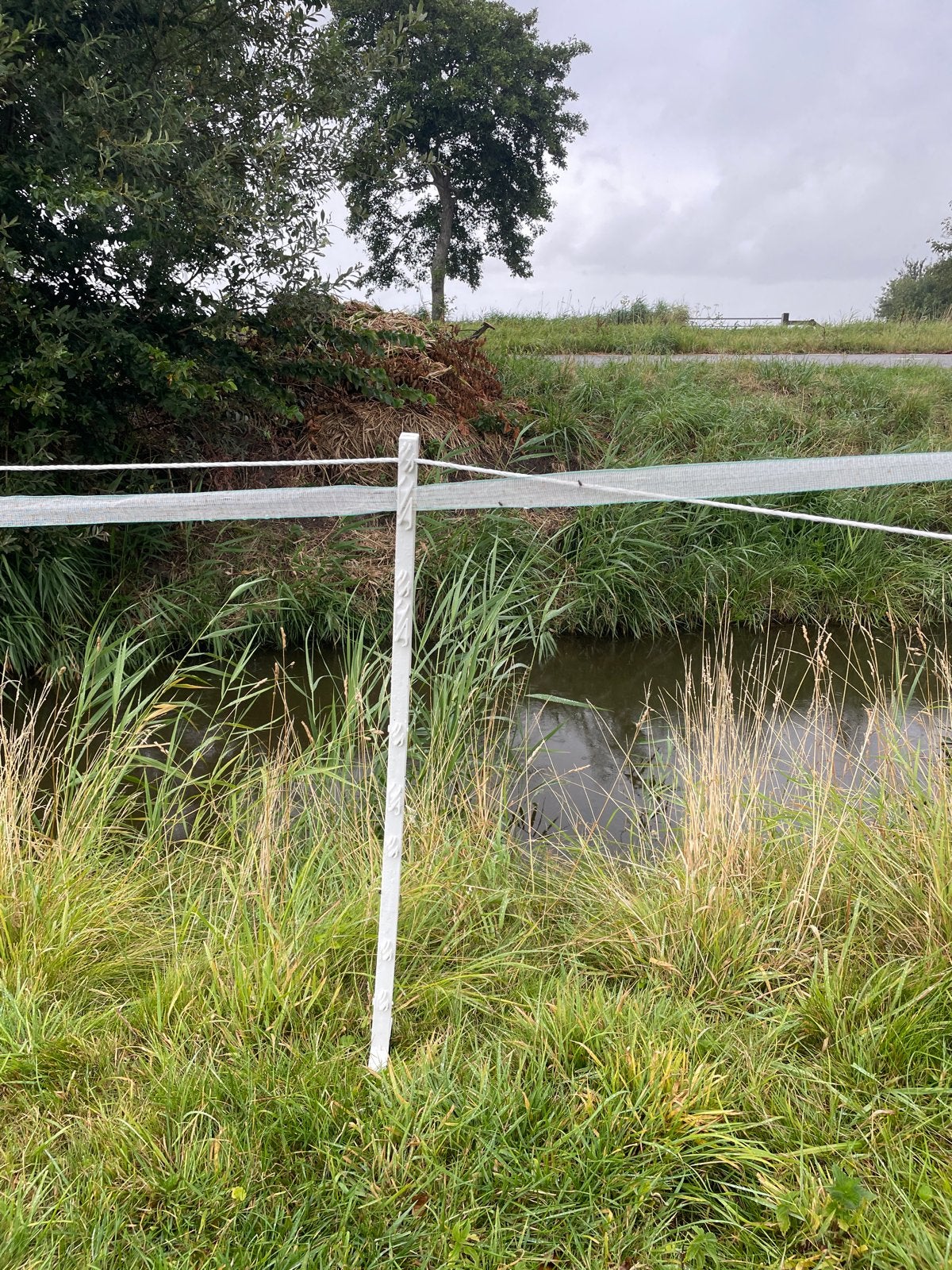 40 stuks weidepalen 125cm, sommigen iets verbogen, Dieren en Toebehoren, Ophalen, Gebruikt