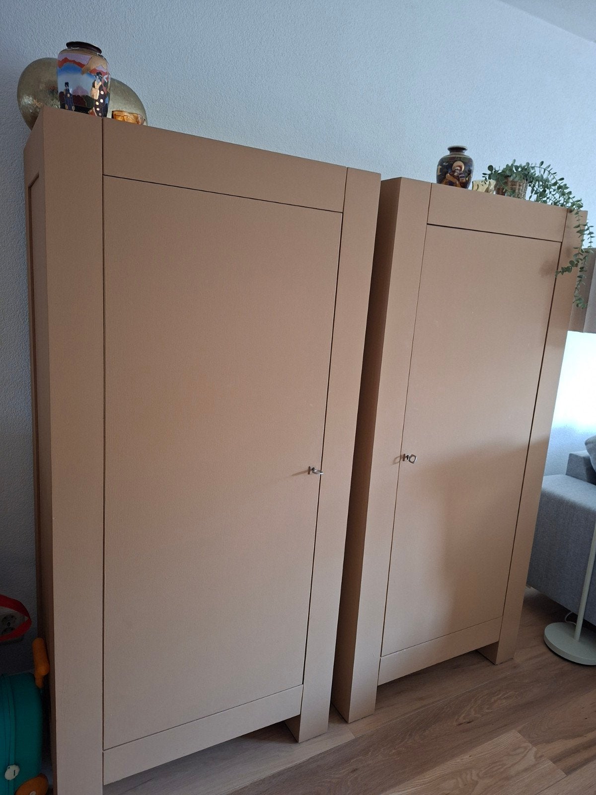 Twee eiken kasten, Ophalen, Gebruikt