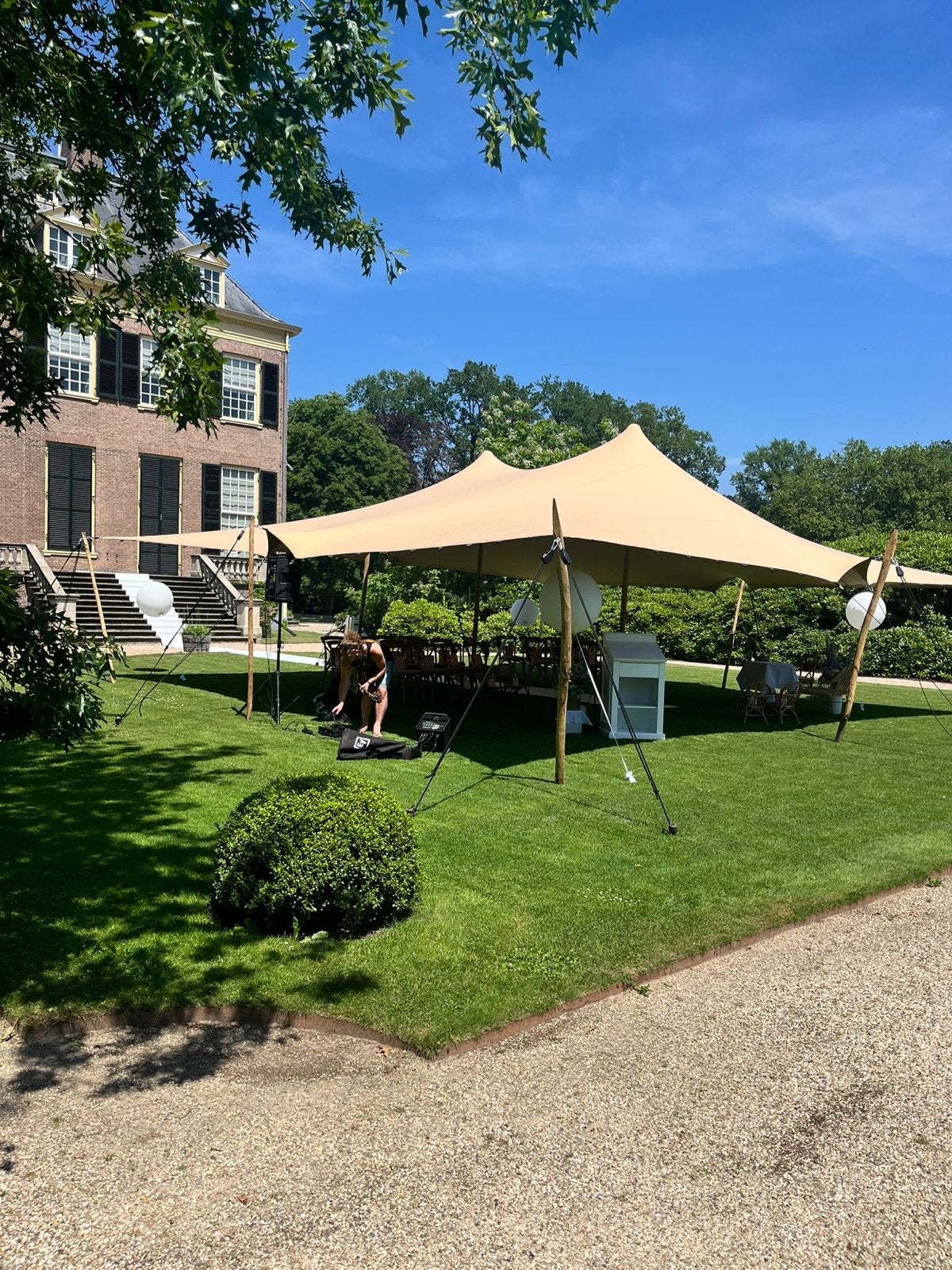 Stretchtent huren - stretchtenten Oost NL - ook te koop, Ophalen of Verzenden, Nieuw, Geboorte of Huwelijk