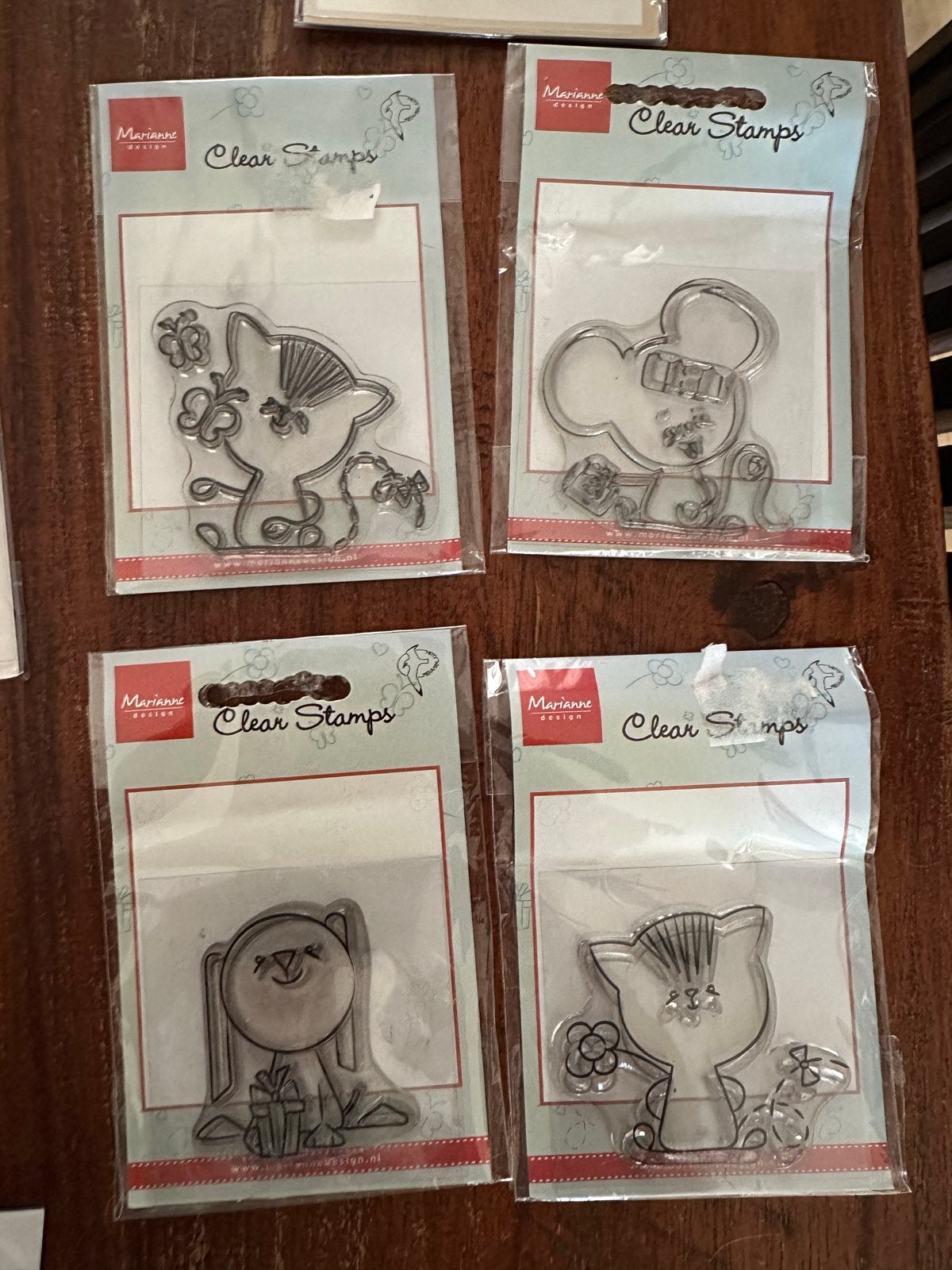 Marianne Design Clear Stamps - Katten en Muis, Dieren, Nieuw, Ophalen of Verzenden, Kunststof