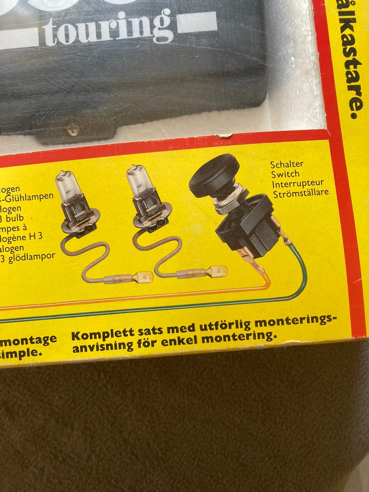 Oldtimer 1 set Bosch mistlampen met covers type Touring 170, Auto-onderdelen, Ophalen of Verzenden, Nieuw