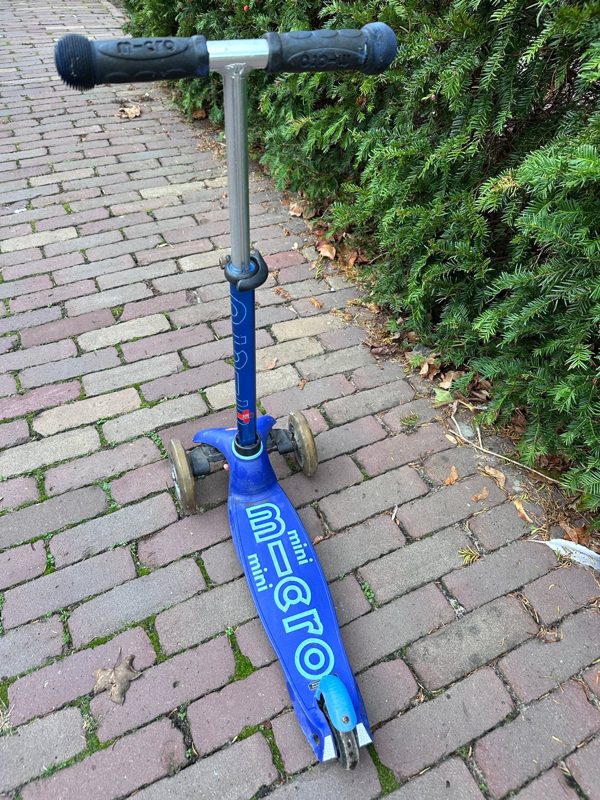 Micro Mini Step deluxe - Blauw met ledwielen, Ophalen, Gebruikt, Gewone step