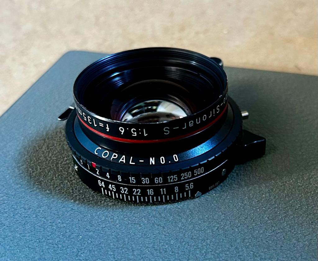 Rodenstock Apo Sironar S 135 mm, 1:5.6, objectief 4x5 inch, Ophalen of Verzenden, Gebruikt, Spiegelreflex, Overige Merken