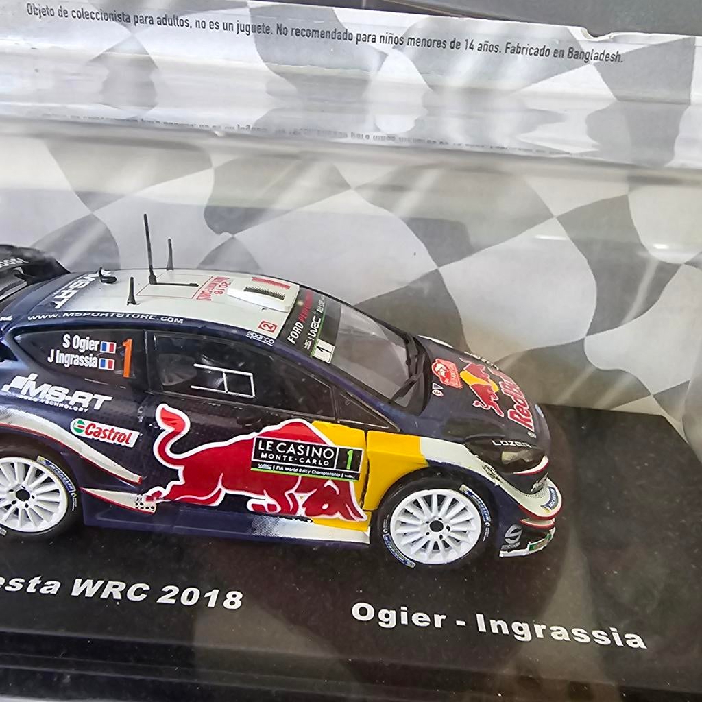 Ford Fiesta WRC 2018 Ogier - Ingrassia modelauto, Niet van toepassing voor dit product, Niet van toepassing voor dit product, Ophalen of Verzenden