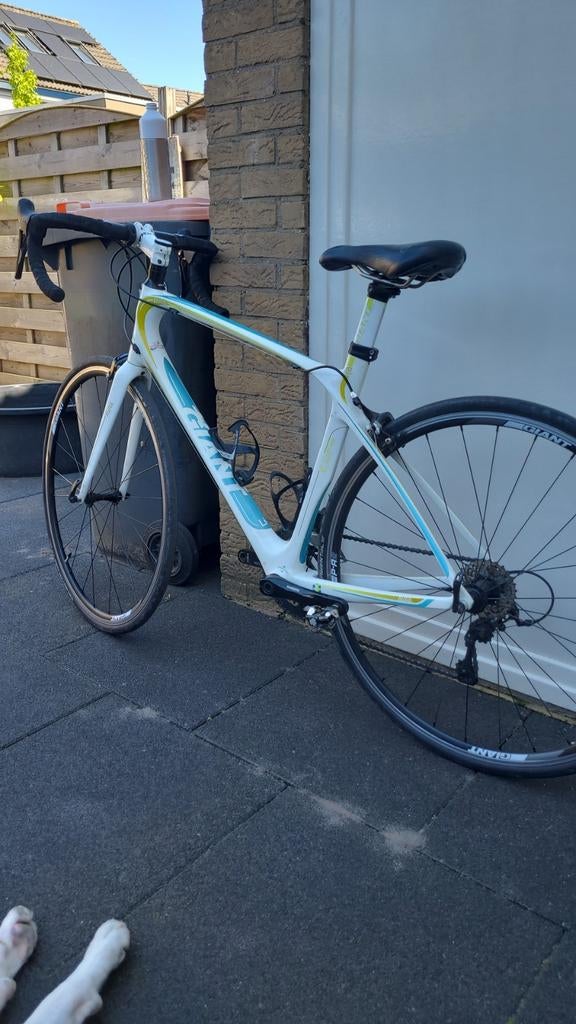 Giant Avail racefiets dames - Zo goed als nieuw, Fietsen en Brommers, Fietsen | Racefietsen, Ophalen, 28 inch, Velgrem, Aluminium