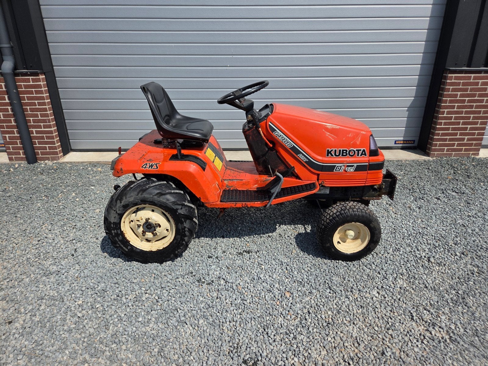 Kubota tuintrekker, Ophalen, Gebruikt, Elektrische starter, Kubota