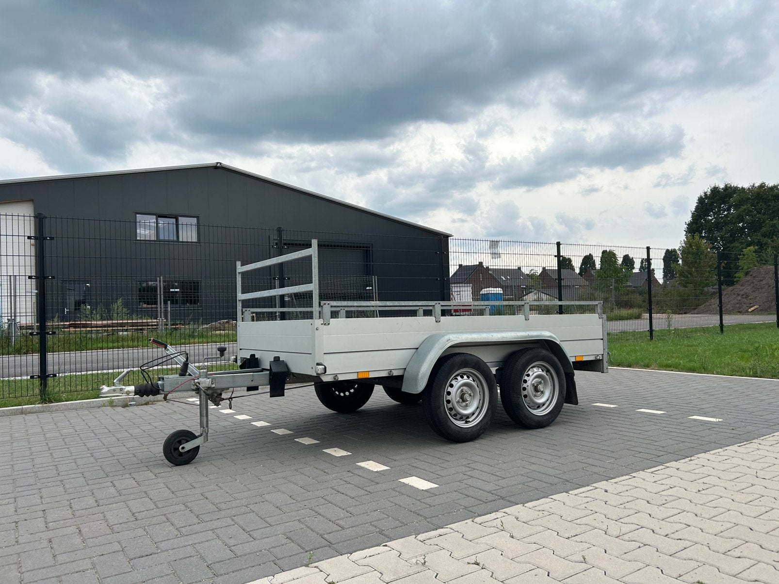 Anssems tandemasser aanhanger geremd, Ophalen, Gebruikt
