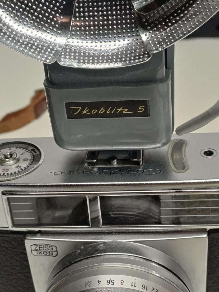 Zeiss Ikon Contessa  camera (1952-1954) met accessoir, Audio, Tv en Foto, Fotocamera's Analoog, Ophalen of Verzenden, Compact