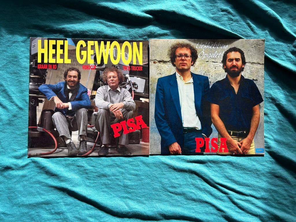 2 LP's Pisa (Henk Spaan & Harry Vermeegen) ook per stuk, Gebruikt, Overige formaten, 1980 - 1989, Ophalen of Verzenden