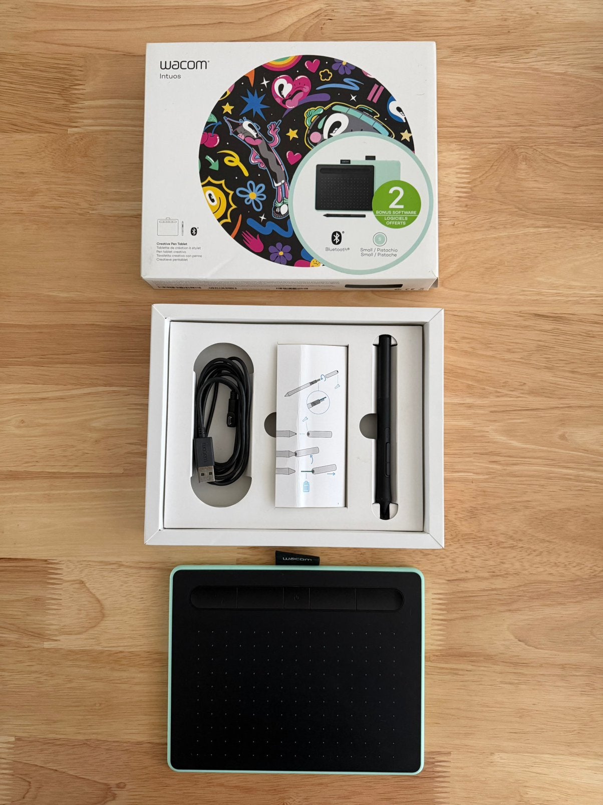 Wacom Intuos Small Pistachio Green, Computers en Software, Ophalen, Zo goed als nieuw