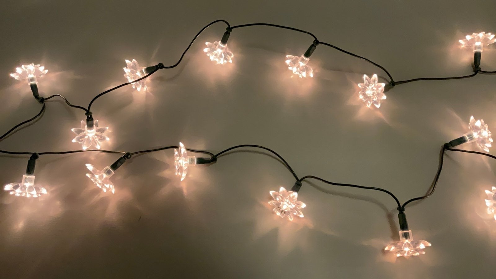 Bloemenverlichting Kerst binnenshuis 20 lampjes KEMA keur, Diversen, Kerst, Ophalen of Verzenden, Zo goed als nieuw