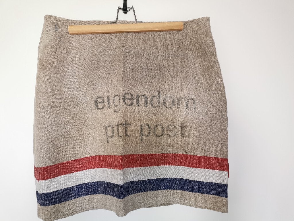 Blondd rok PTT post, Beige, Maat 42/44 (L), Zo goed als nieuw, Boven de knie
