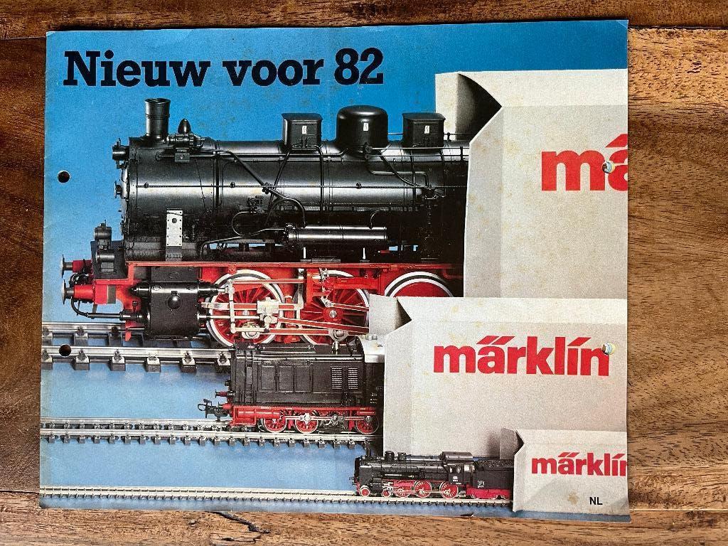 Marklin brochure Nieuw voor 82, Wisselstroom, Gebruikt, Analoog, Märklin