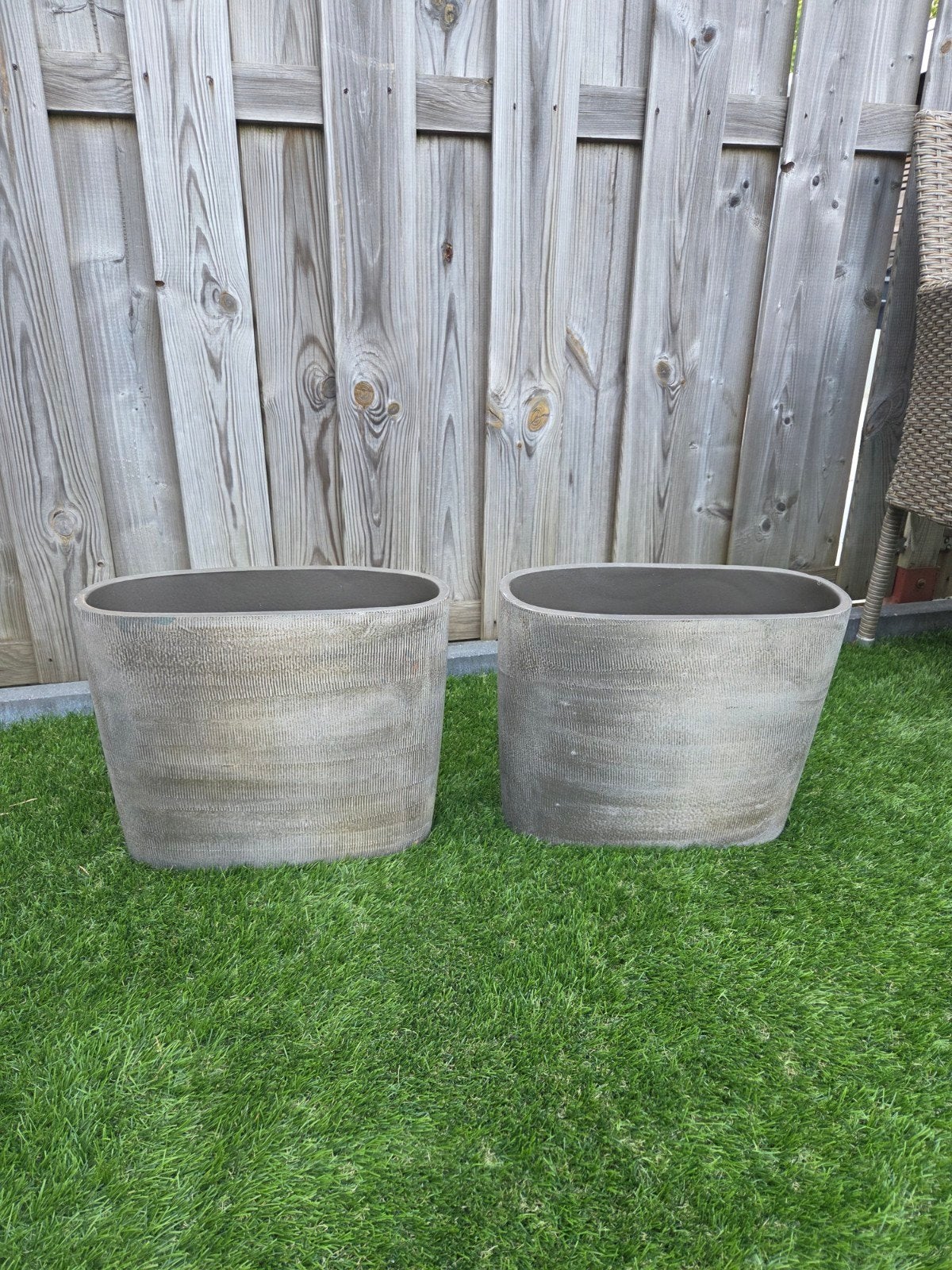2 ovale loempotten voor binnen, Ophalen, Zo goed als nieuw