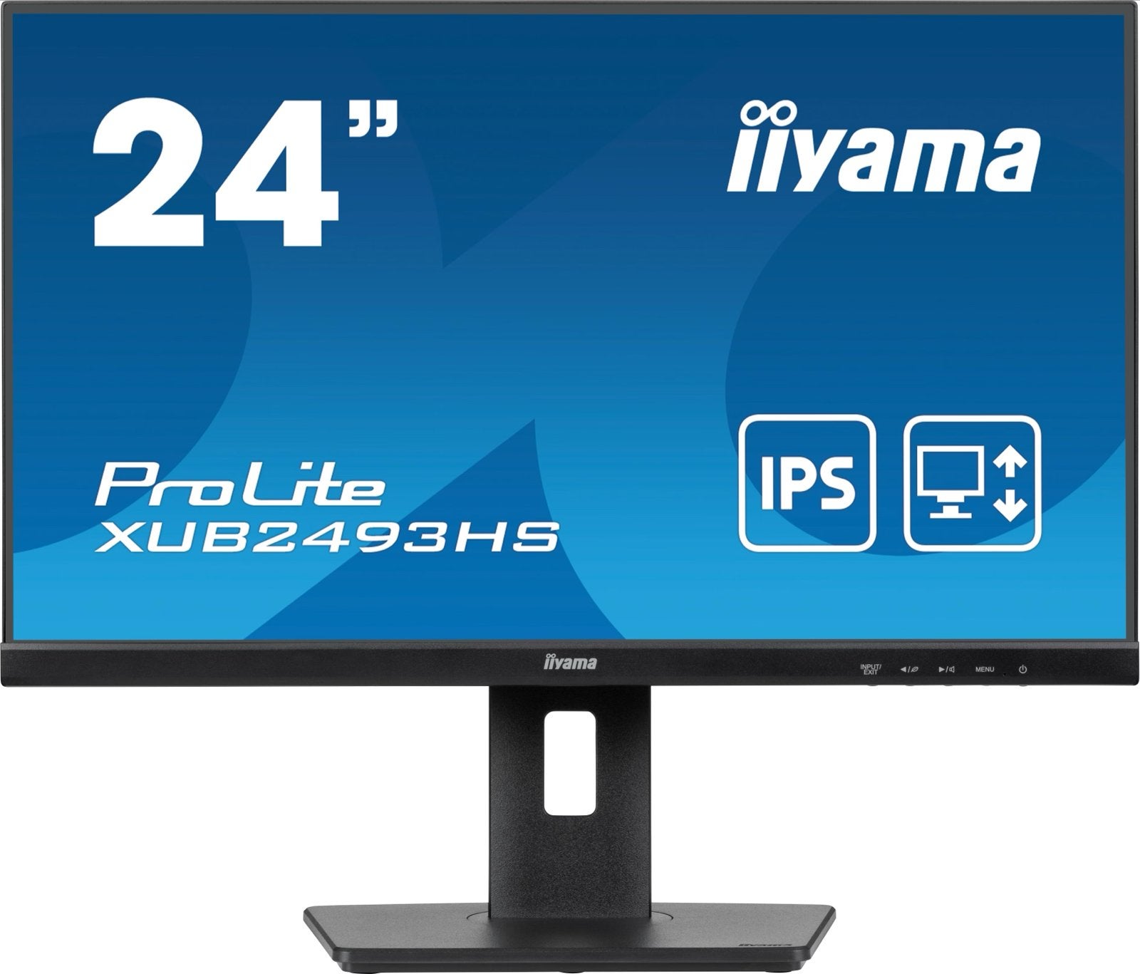 iiyama ProLite XUB2493HS-B6 | 24” IPS Full HD 100Hz Verstelb, IPS, Info@novadisplays.nl, In hoogte verstelbaar, Nieuw