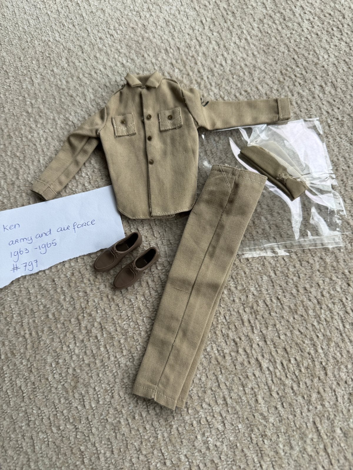 Vintage barbie kleding voor ken #797, Ophalen of Verzenden, Gebruikt, Kleertjes