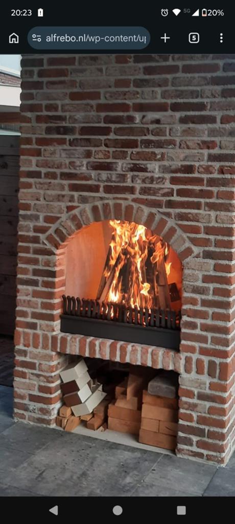 Charmotte beton tuinhaarden. Pizzaoven, barbecue. Staalhaard, Tuin en Terras, Tuinhaarden, Ophalen of Verzenden, Nieuw
