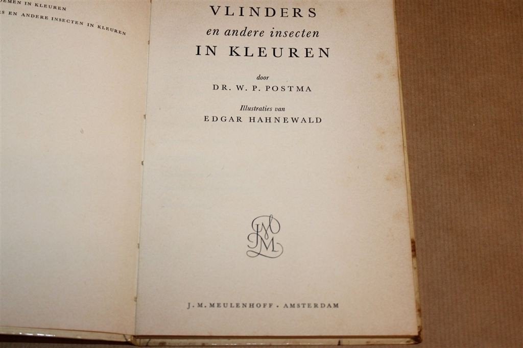 Vlinders en Andere Insecten in Kleuren — Natuurgids 1956, Ophalen of Verzenden, Gelezen, Overige onderwerpen