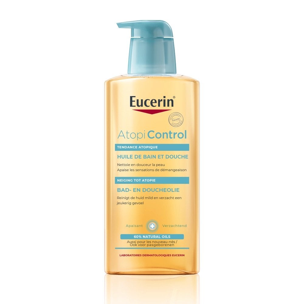 Eucerin AtopiControl Bad- en Doucheolie 400ml, Sieraden, Tassen en Uiterlijk, Verzenden, Nieuw, Bad & Douche