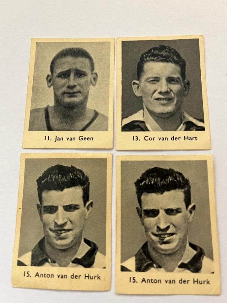 Rizla voetbalplaatjes (4 stuks), Ophalen of Verzenden, Gebruikt, Overige binnenlandse clubs, Poster, Plaatje of Sticker