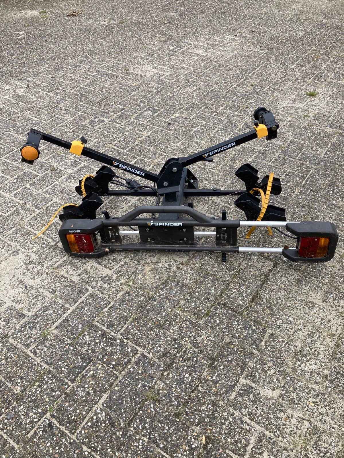 Spinder hawk fietsendrager 35 euro, Auto diversen, Fietsendragers, Ophalen, 2 fietsen, Zo goed als nieuw, Trekhaakdrager